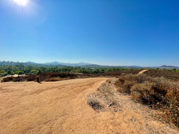 View from the top of Upper Valley Trail