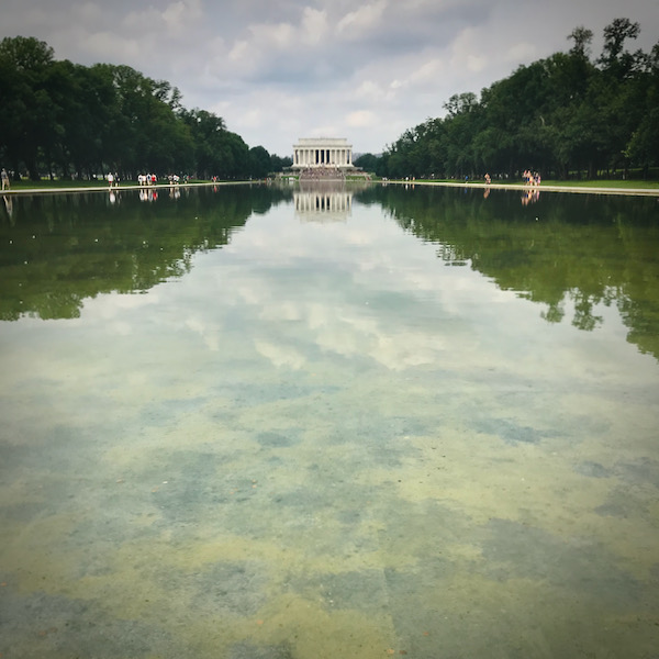 Lincoln Memorial Reflecting Pool, Washington, D.C., 2018 by Ryan Wentzel"